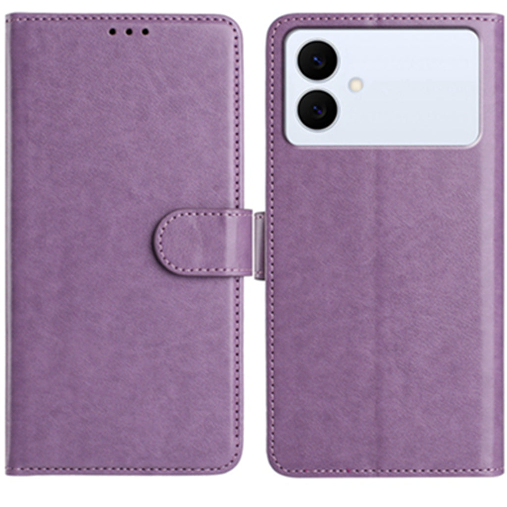 For Samsung Galaxy S26 Edge Wallet Phone Case Stand PU Leather Folio Flip Cover with 8 Card Slot