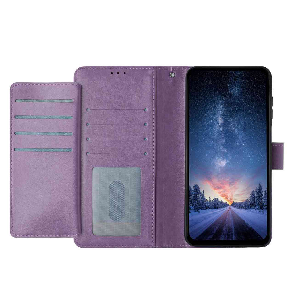 For Samsung Galaxy S26 Pro Wallet Phone Case Stand PU Leather Folio Flip Cover with 8 Card Slot