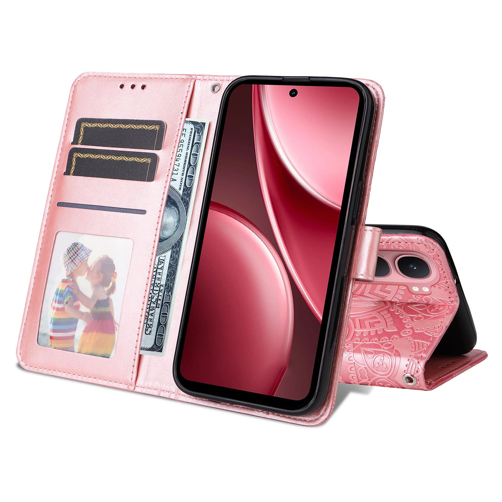 For vivo Y21d / vivo Y31 5G Case Sunflower Imprint Leather Wallet Phone Cover