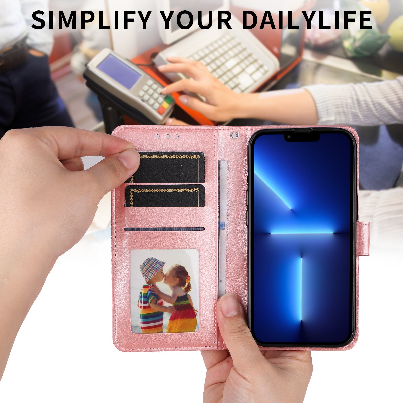 For vivo Y21d / vivo Y31 5G Case Sunflower Imprint Leather Wallet Phone Cover