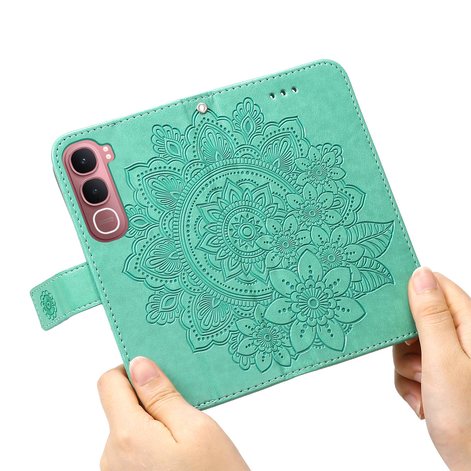 For vivo Y21d / vivo Y31 5G Case Floral Pattern PU Leather Wallet Stand Phone Cover