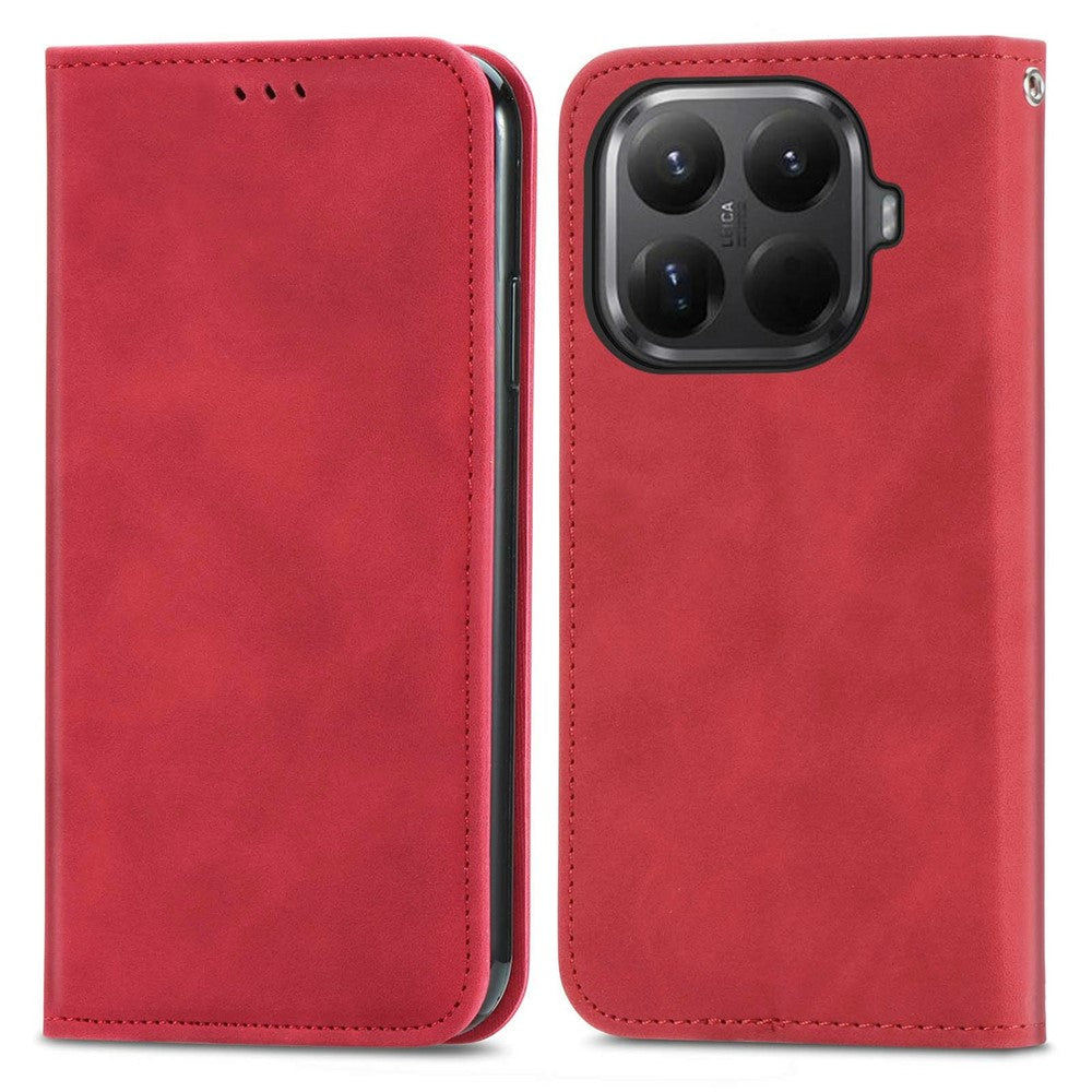 For Xiaomi 15T Pro Leather Case with Card Holder Magnetic Absorption Phone Cover