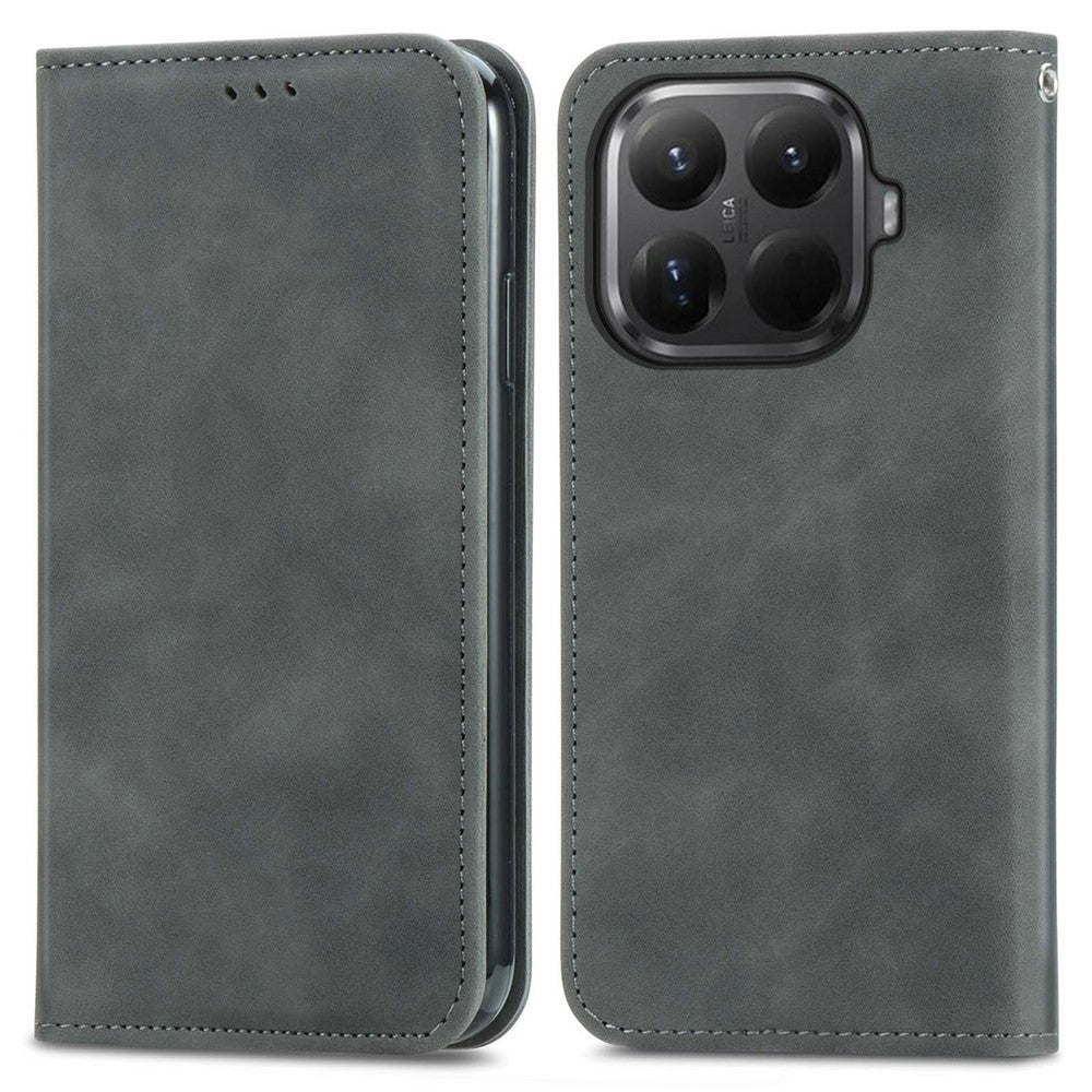 For Xiaomi 15T Pro Leather Case with Card Holder Magnetic Absorption Phone Cover