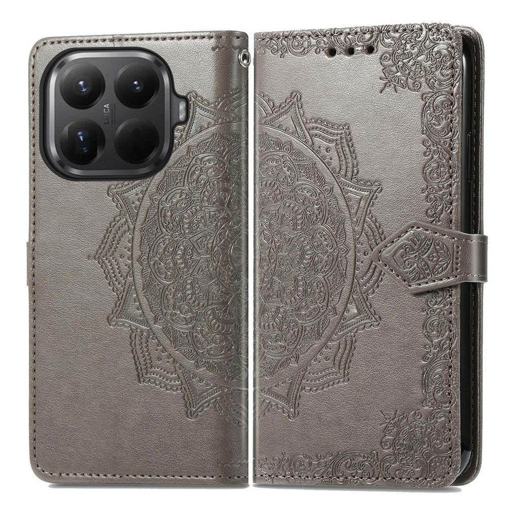 For Xiaomi 15T Pro Case Wallet Mandala Flower Leather Phone Cover Stand View