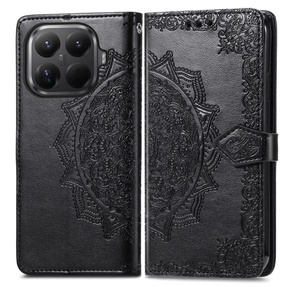 For Xiaomi 15T Pro Case Wallet Mandala Flower Leather Phone Cover Stand View
