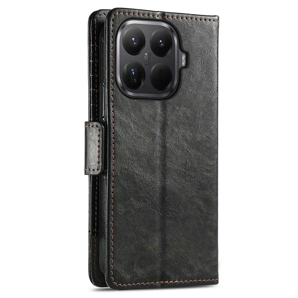 CASENEO For Xiaomi 15T Pro Phone Cases PU Leather Cover Stand with RFID Blocking Wallet