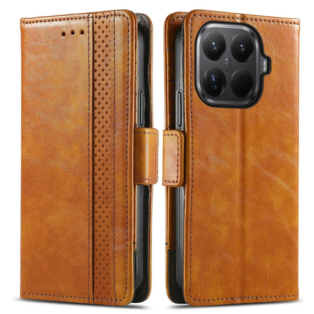 CASENEO For Xiaomi 15T Pro Phone Cases PU Leather Cover Stand with RFID Blocking Wallet