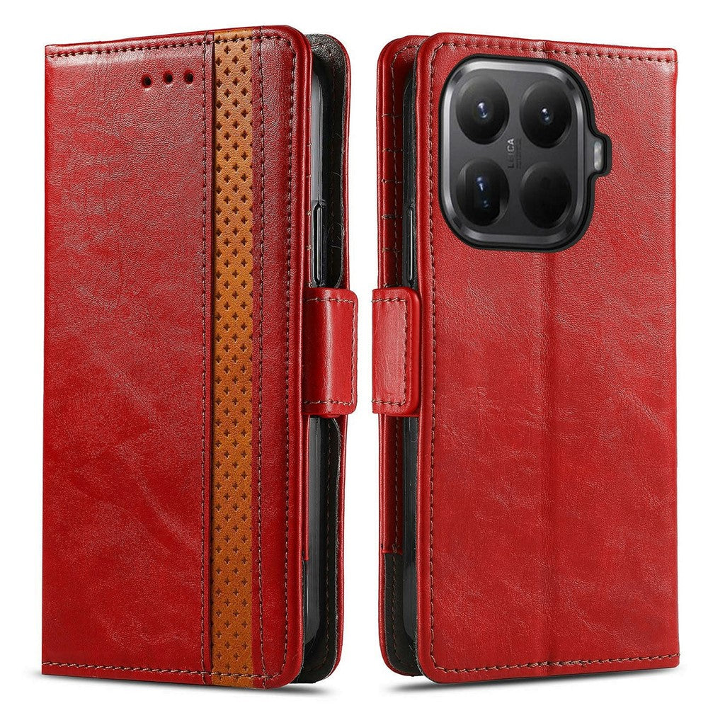 CASENEO For Xiaomi 15T Pro Phone Cases PU Leather Cover Stand with RFID Blocking Wallet