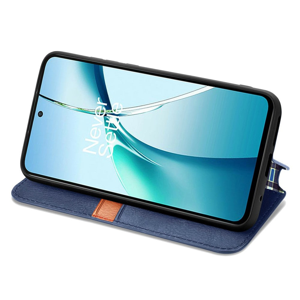 For Xiaomi 15T Pro Case Rhombus Imprint PU Leather Wallet Phone Cover