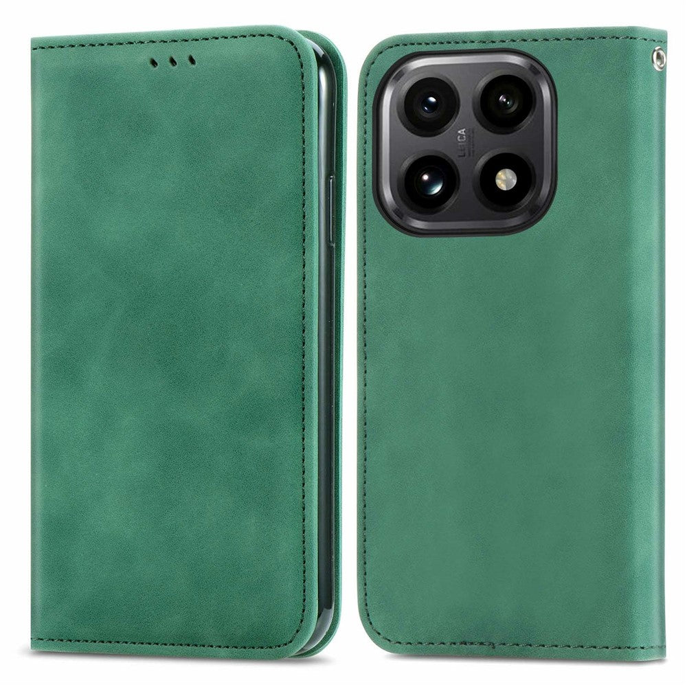 For Xiaomi 15T Leather Case with Card Holder Magnetic Absorption Phone Cover