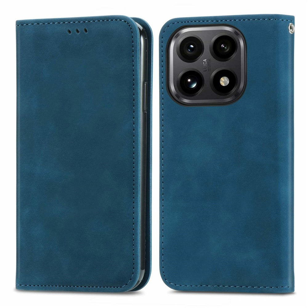 For Xiaomi 15T Leather Case with Card Holder Magnetic Absorption Phone Cover