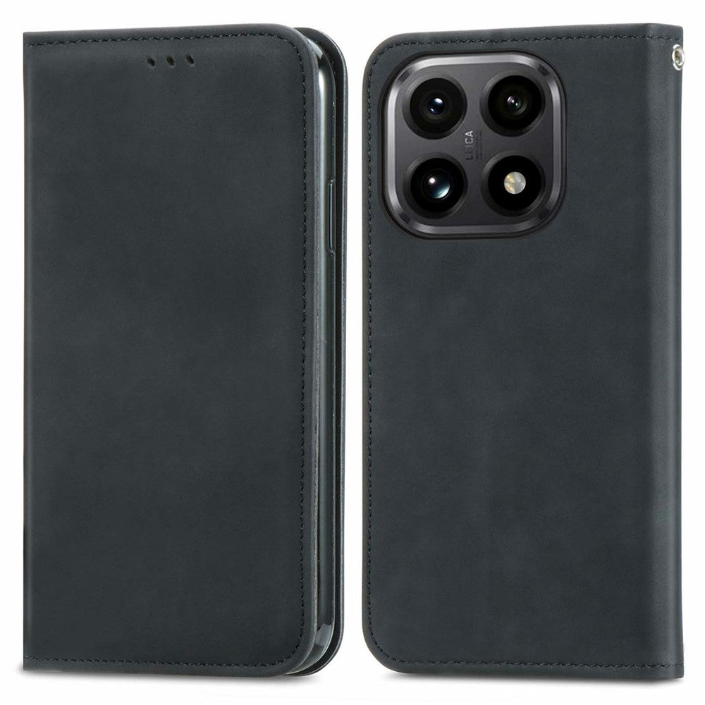 For Xiaomi 15T Leather Case with Card Holder Magnetic Absorption Phone Cover