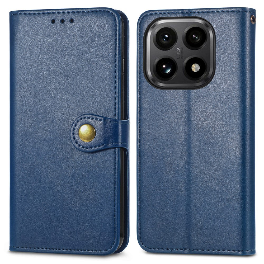 For Xiaomi 15T Case Wallet Stand Leather Phone Cover with Wrist Strap