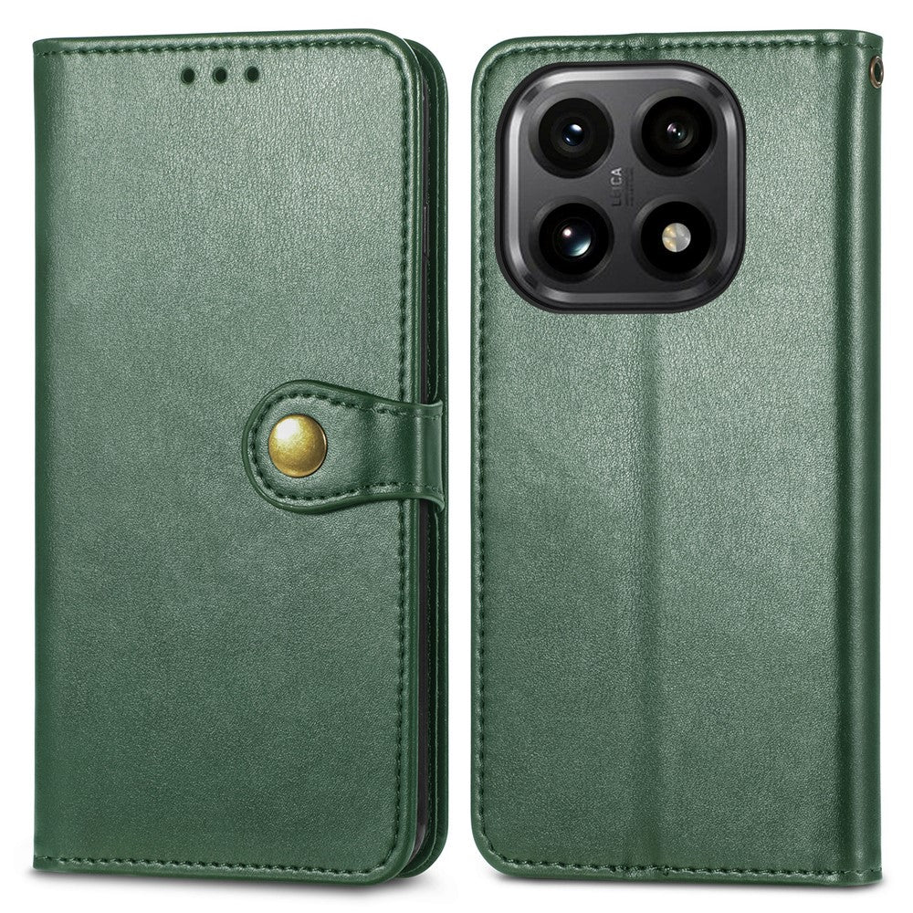 For Xiaomi 15T Case Wallet Stand Leather Phone Cover with Wrist Strap