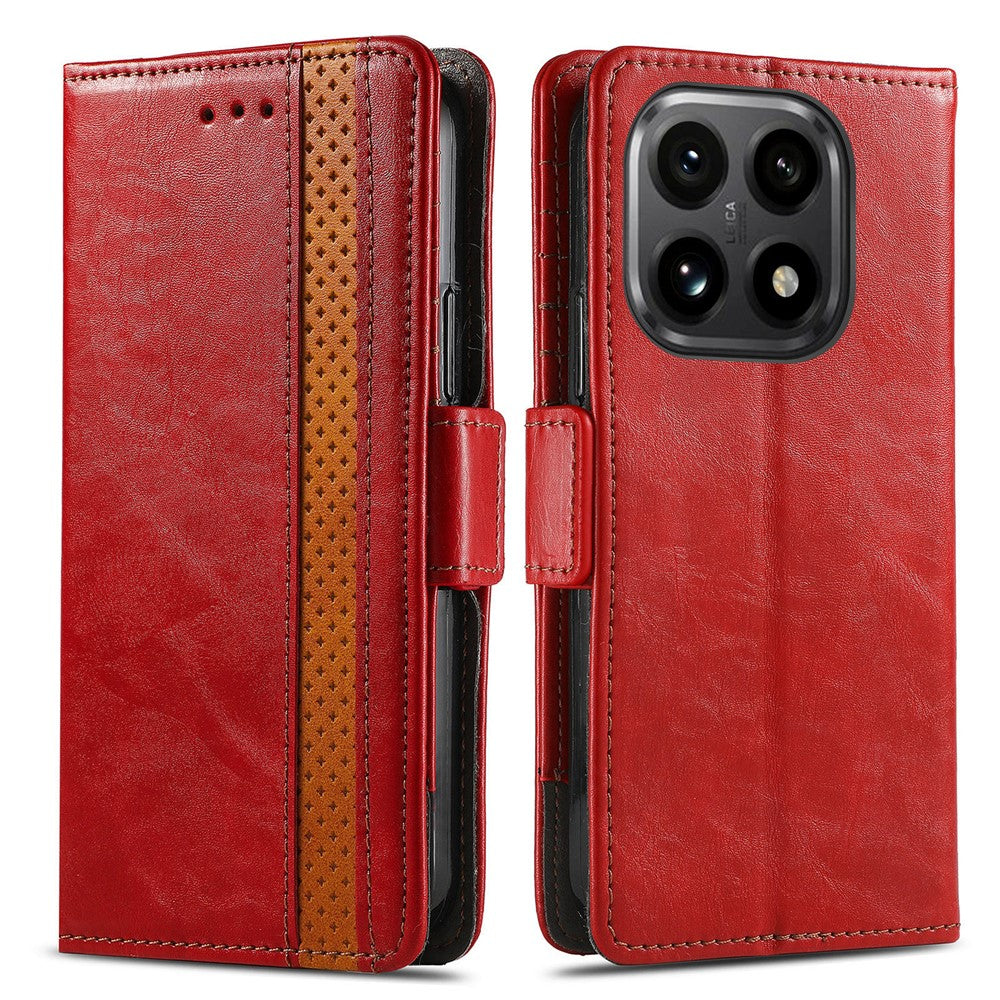 CASENEO For Xiaomi 15T Phone Cases PU Leather Cover Stand with RFID Blocking Wallet