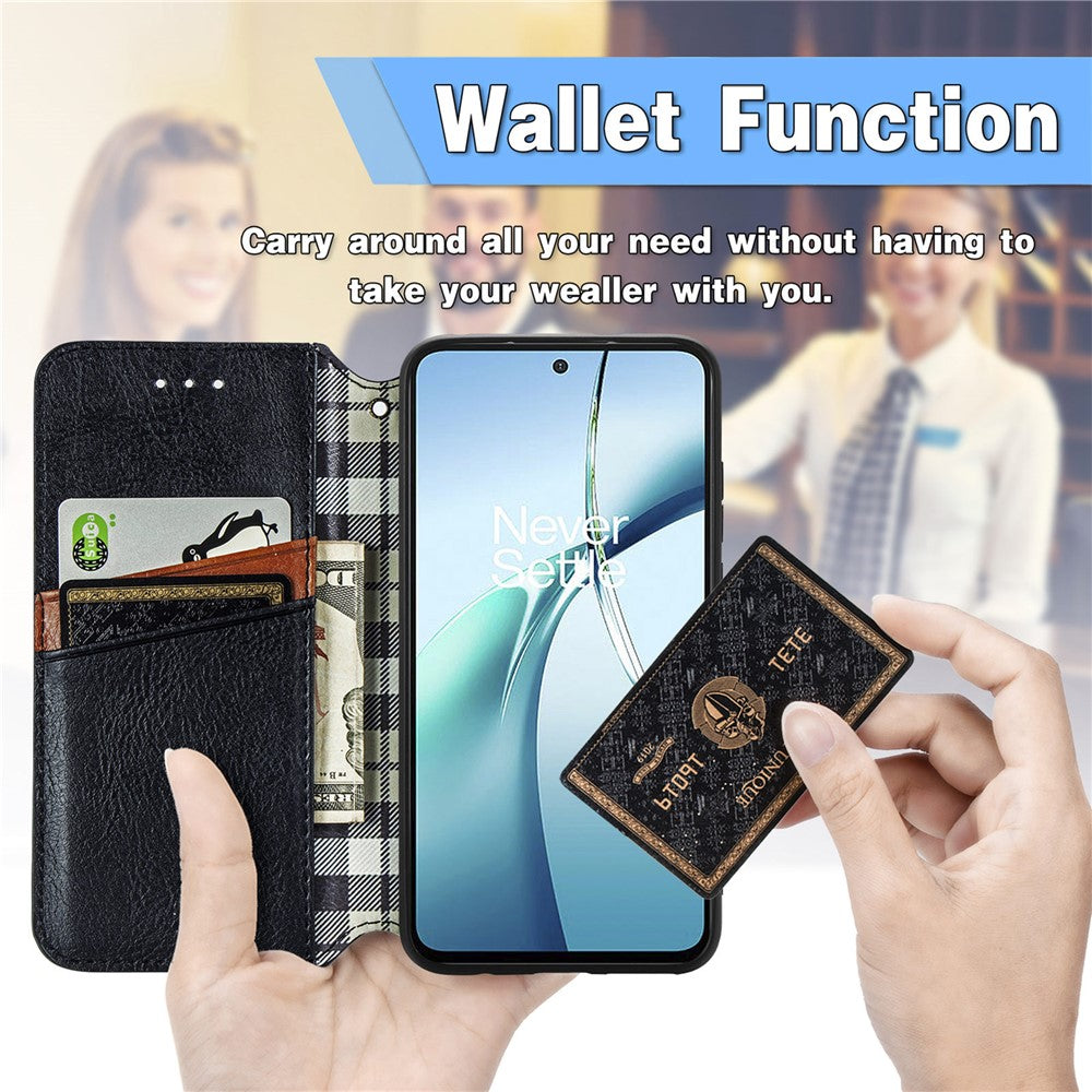 For Xiaomi 15T Case Rhombus Imprint Anti Scratch PU Leather Wallet Phone Cover