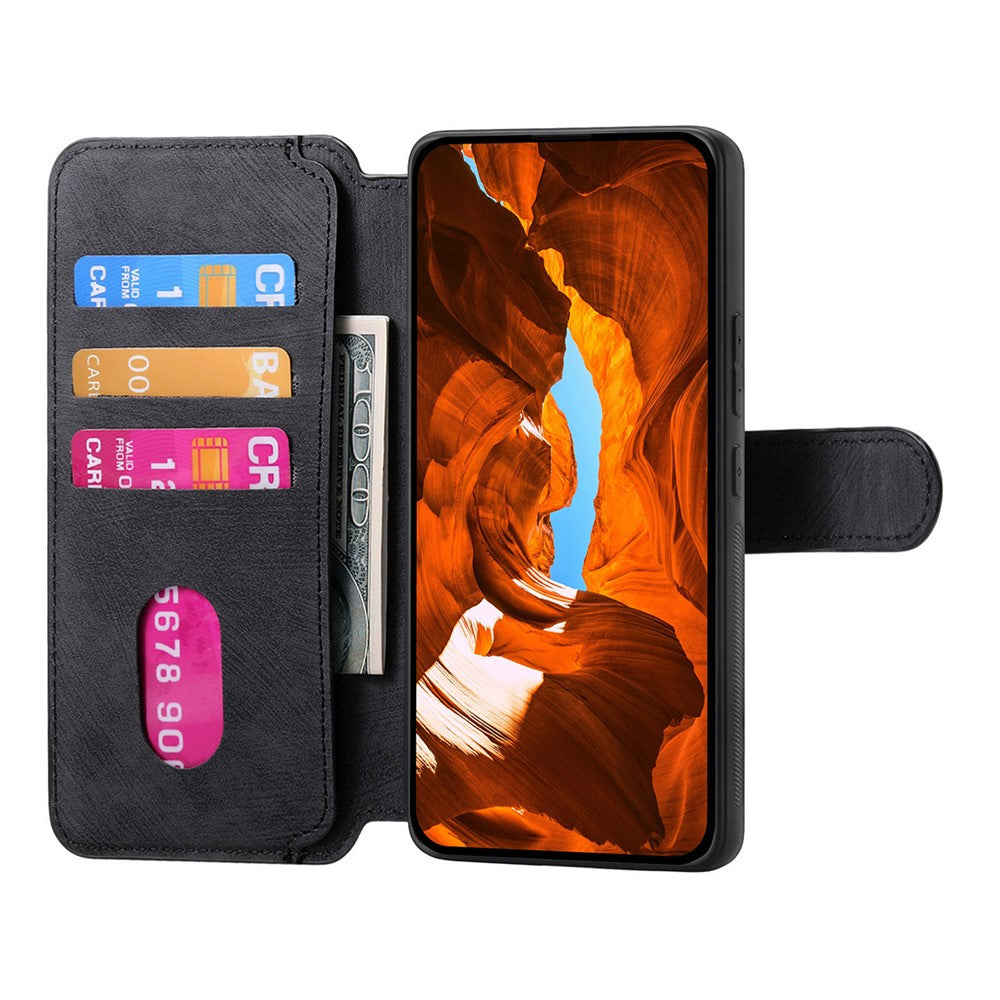 CASENEO MW-03 Detachable Wallet Case For Xiaomi Poco C85 4G (171mm) / Redmi 15C 4G (Global) (171mm) Leather + TPU Phone Cover