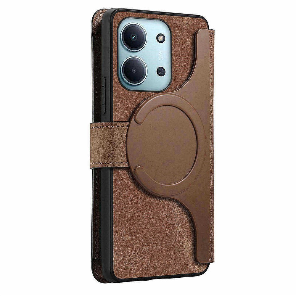 CASENEO MW-02 For Xiaomi Redmi 15C 4G (Global) (171mm) / Poco C85 4G (171mm) Case Detachable Magnetic Leather Flip Phone Cover