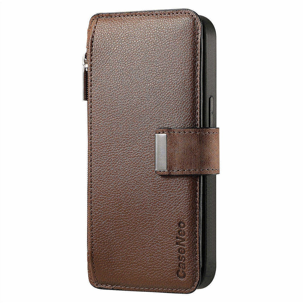 CASENEO MW-02 Phone Case For Xiaomi Redmi 15C 5G (EU) (173mm)  /  15C 4G (EU) (173mm) Detachable Magnetic Leather Flip Cover