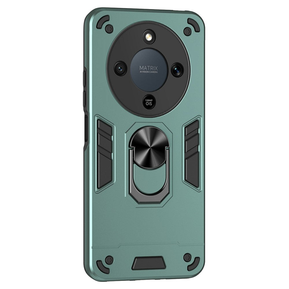 Coque de protection antichoc en PC et TPU avec anneau de support pour For Honor X9d 5G / X70 5G