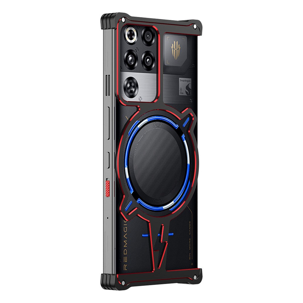 Bumper Case for ZTE nubia Red Magic 10 Pro 5G / 10 Prо+ 5G / 10S Pro 5G / 10S Pro+ 5G / 9 Pro 5G / 9 Pro+ 5G / 9S Pro 5G / 9S Pro+ 5G Frameless Metal Phone Cover