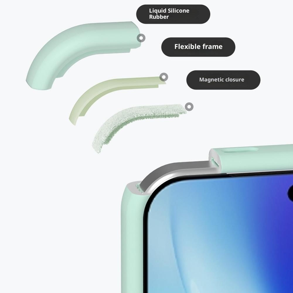 For vivo X300 Pro 5G Liquid Silicone Phone Case Skin-Friendly Shockproof Protective Back Cover