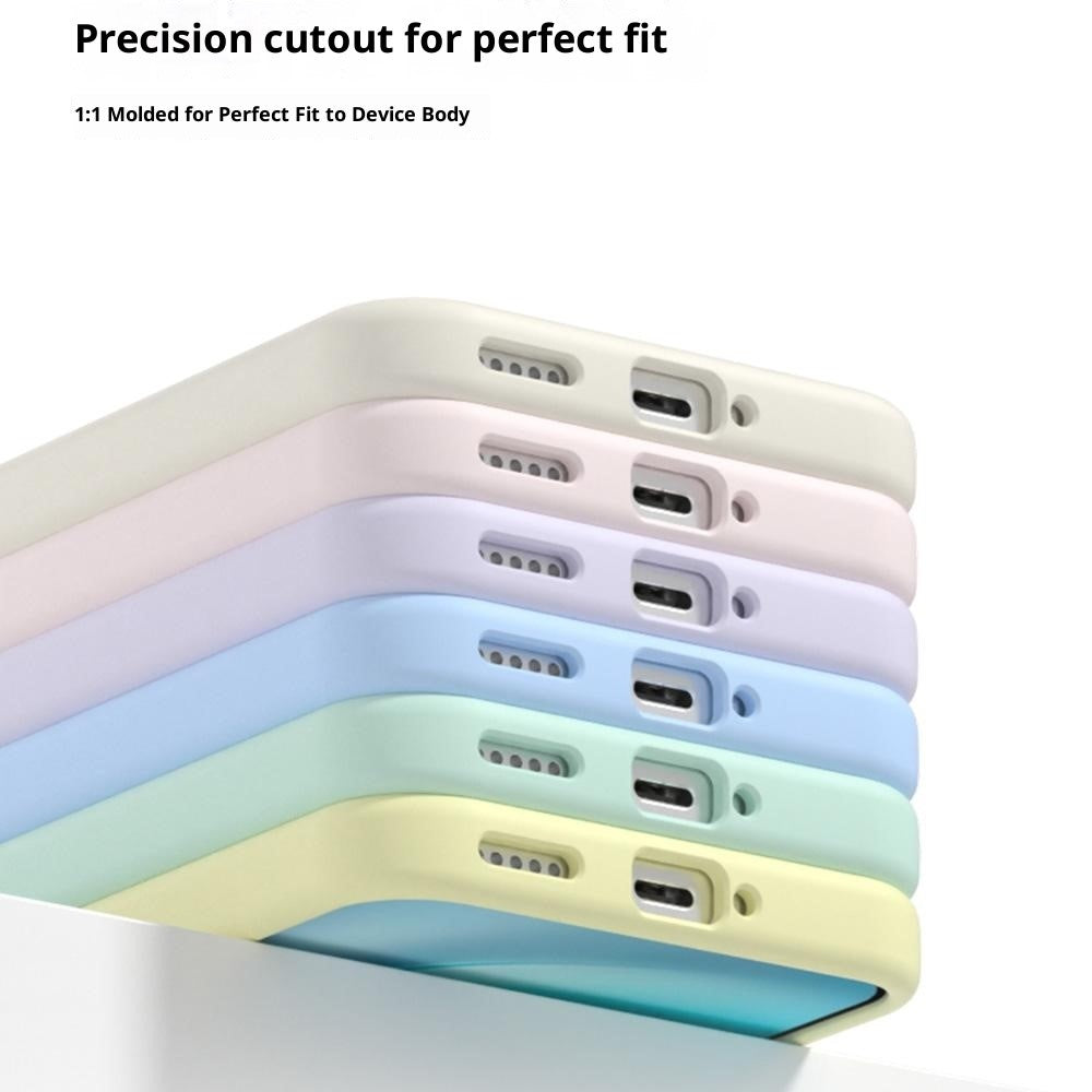 For vivo X300 Pro 5G Liquid Silicone Phone Case Skin-Friendly Shockproof Protective Back Cover