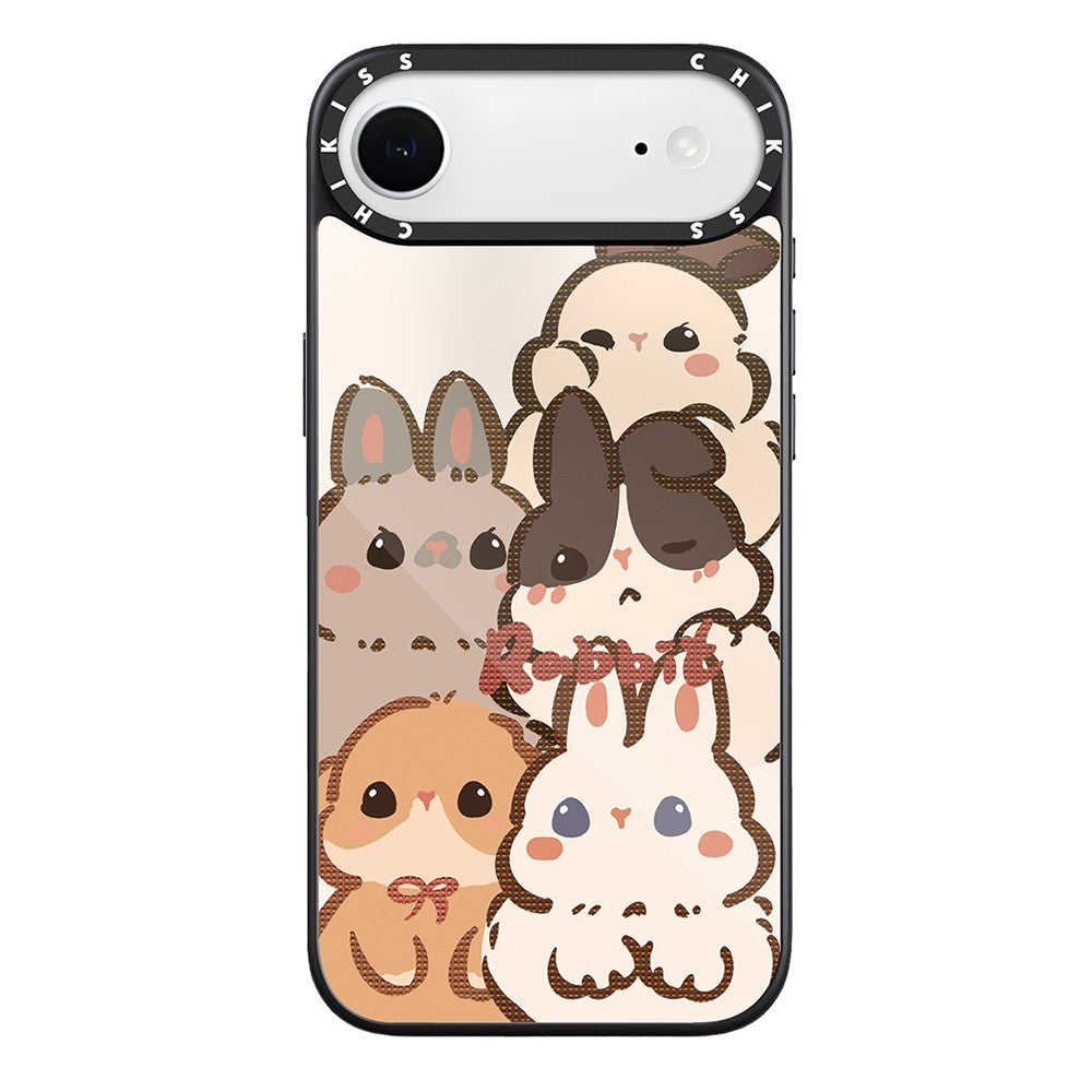 For iPhone Air Case Compatible with MagSafe Pattern Printing TPU PC High Aluminium-silicon Glass Phone Cover