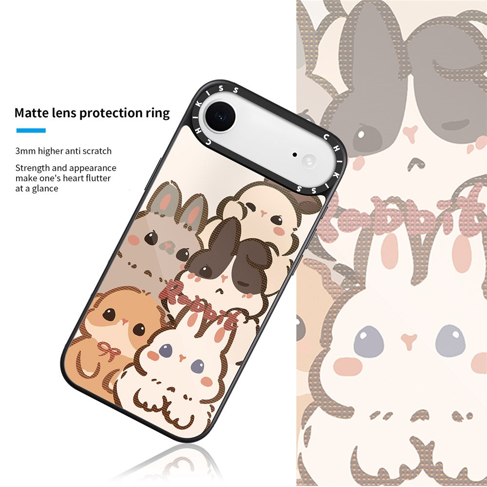 For iPhone Air Case Compatible with MagSafe Pattern Printing TPU PC High Aluminium-silicon Glass Phone Cover