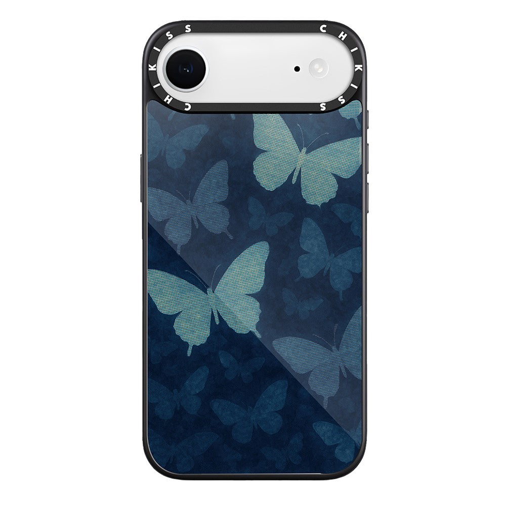 For iPhone Air Case Compatible with MagSafe Pattern Printing TPU PC High Aluminium-silicon Glass Phone Cover