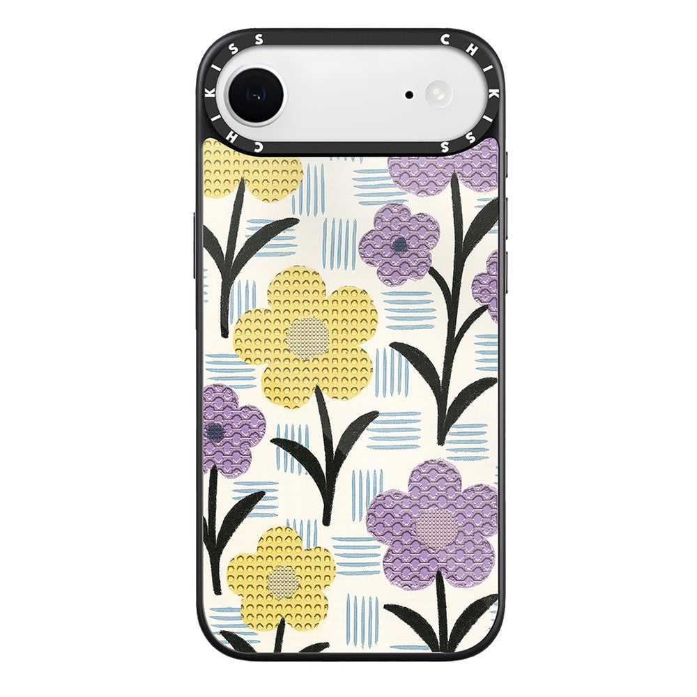 For iPhone Air Case Compatible with MagSafe Pattern Printing TPU PC High Aluminium-silicon Glass Phone Cover