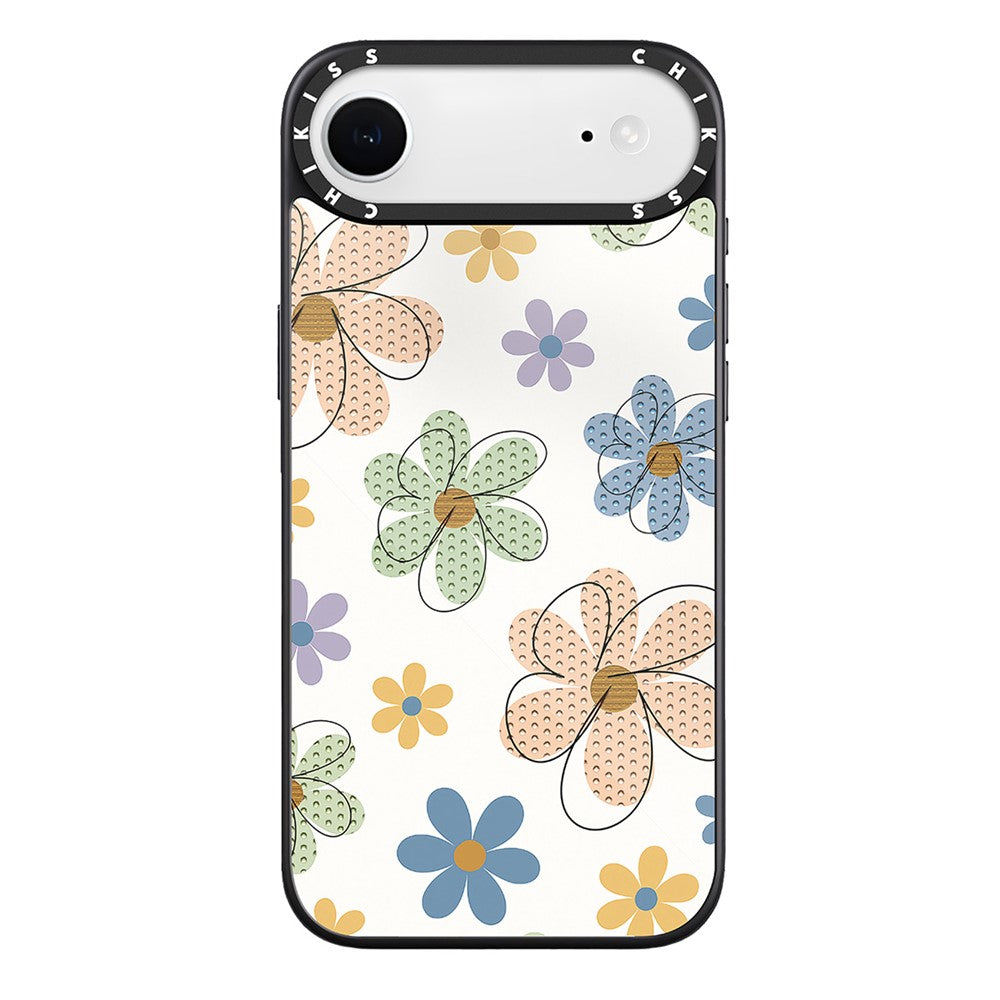 For iPhone Air Case Compatible with MagSafe Pattern Printing TPU PC High Aluminium-silicon Glass Phone Cover