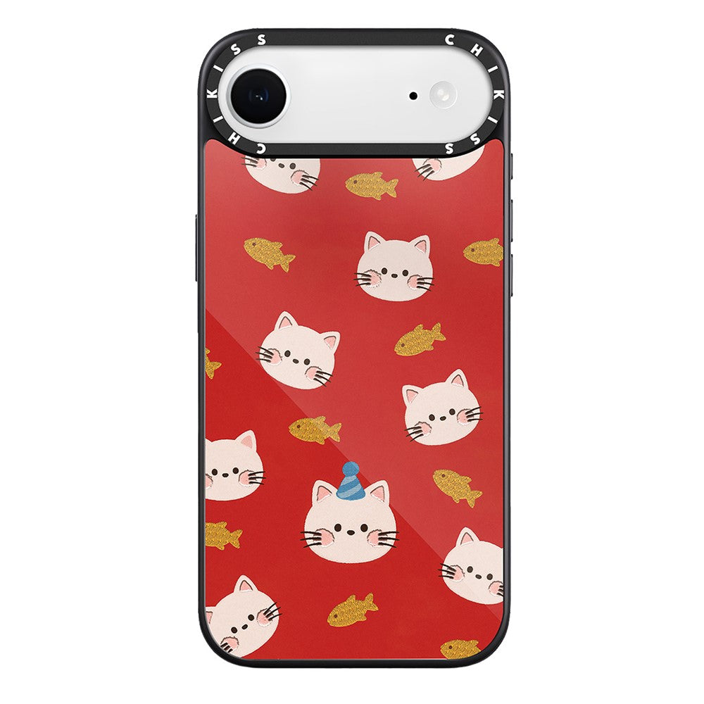 For iPhone Air Case Compatible with MagSafe Pattern Printing TPU PC High Aluminium-silicon Glass Phone Cover