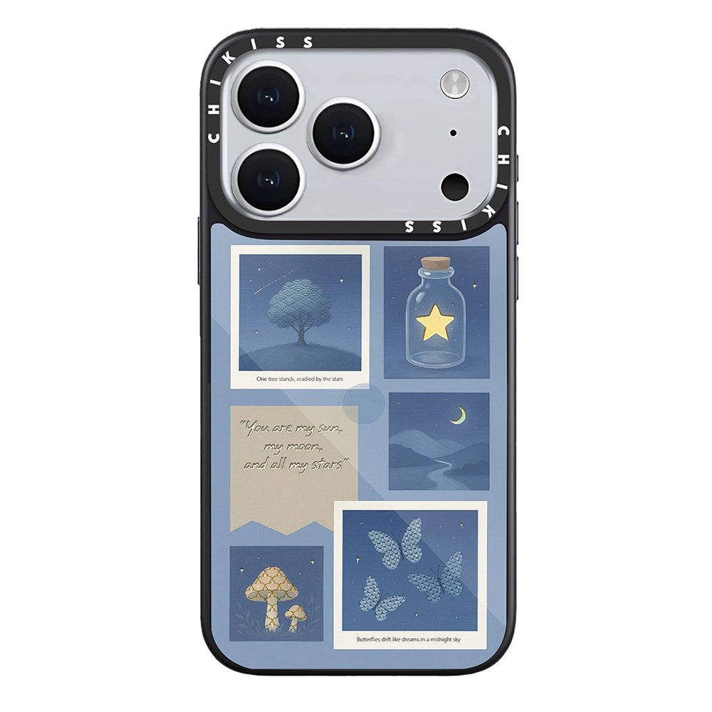 Coque pour iPhone 17 Pro compatible MagSafe, imprimée avec un motif, en TPU et PC, en aluminium et silicone de haute qualité.