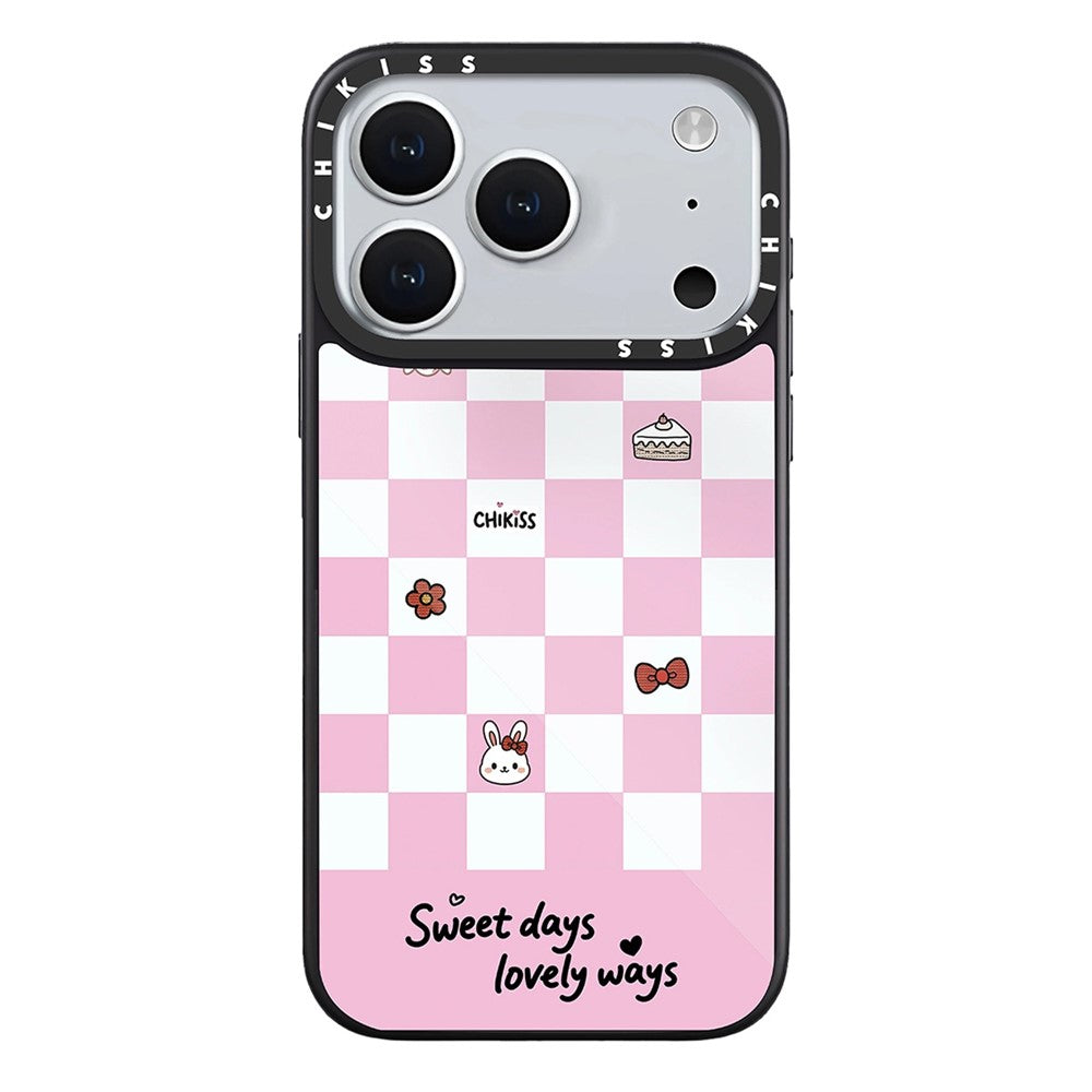 Coque pour iPhone 17 Pro compatible MagSafe, imprimée avec un motif, en TPU et PC, en aluminium et silicone de haute qualité.