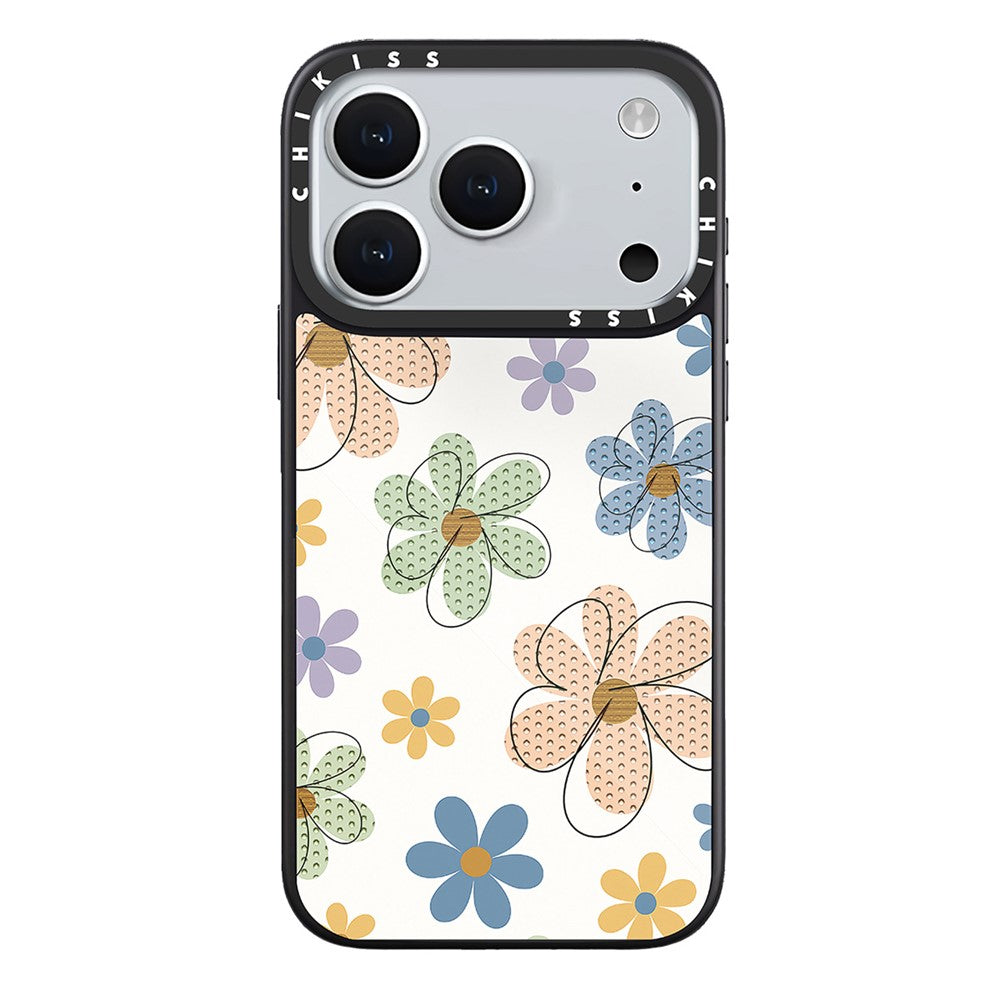 Coque pour iPhone 17 Pro compatible MagSafe, imprimée avec un motif, en TPU et PC, en aluminium et silicone de haute qualité.