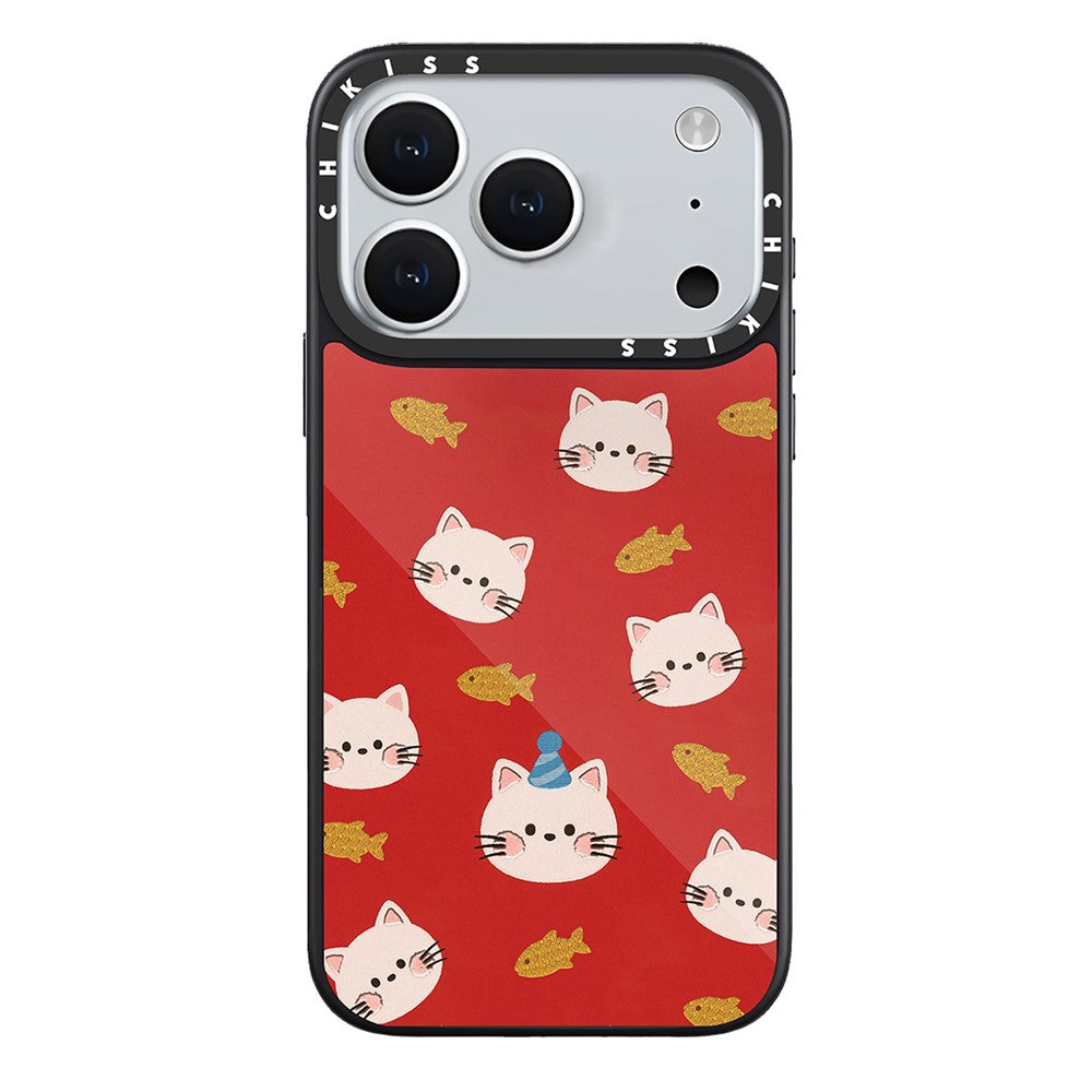 Coque pour iPhone 17 Pro compatible MagSafe, imprimée avec un motif, en TPU et PC, en aluminium et silicone de haute qualité.