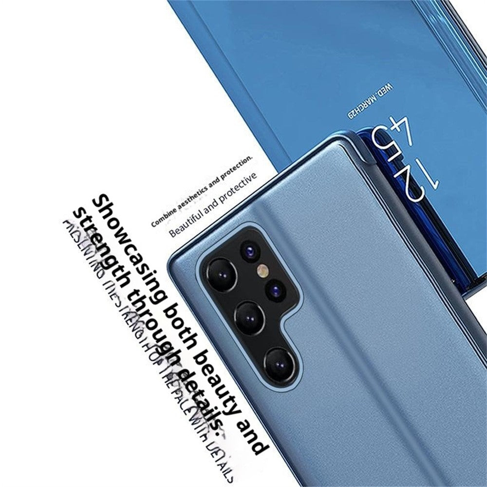 For Samsung Galaxy S26 Ultra Case View Window Stand Leather Flip Phone Cover