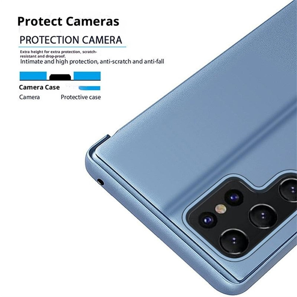 For Samsung Galaxy S26 Ultra Case View Window Stand Leather Flip Phone Cover