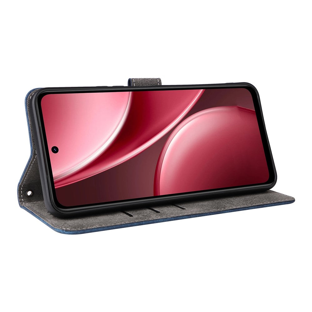 For vivo Y31 5G / Y21d Case Wallet RFID Blocking PU Leather Phone Cover Stand with Strap