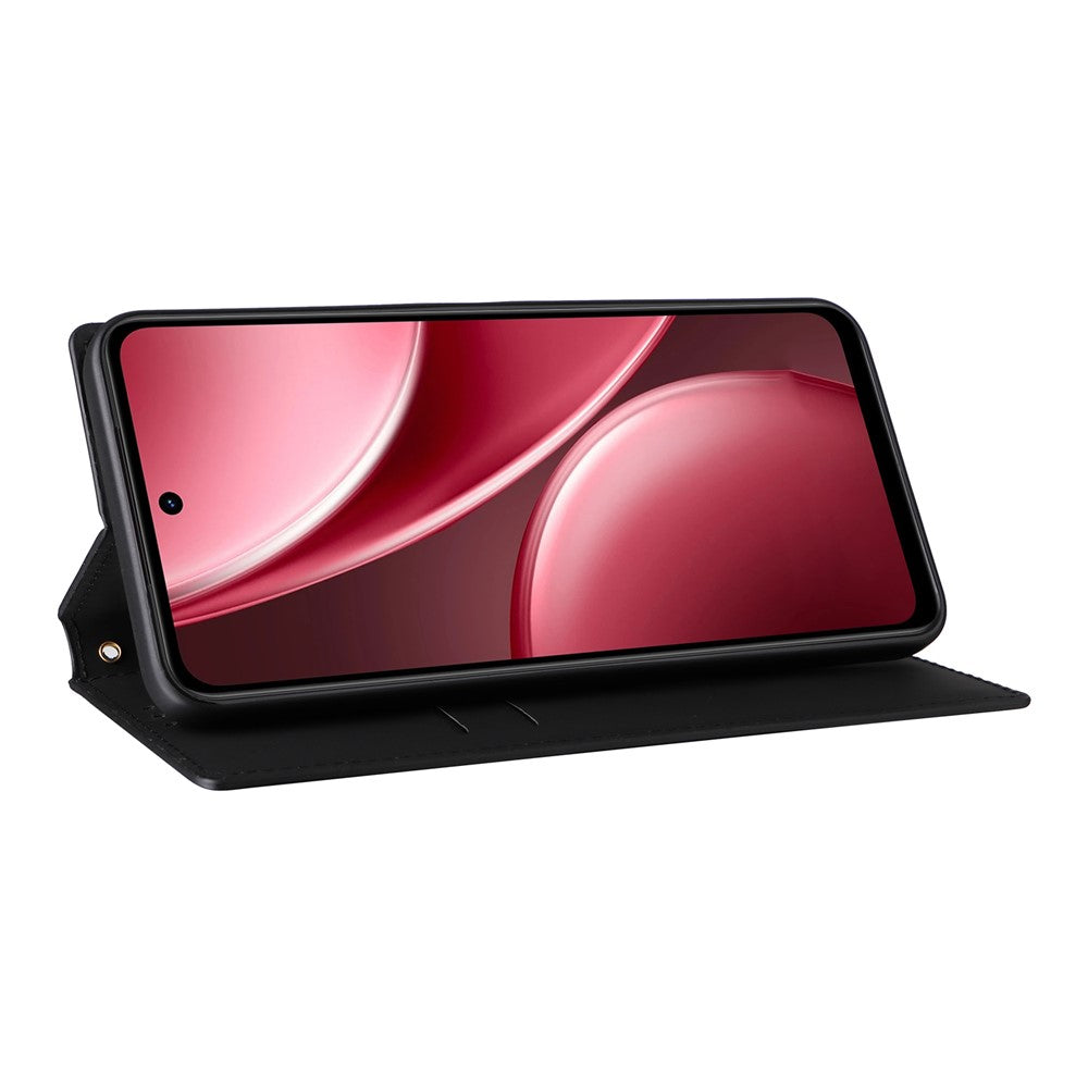 For vivo Y31 5G / Y21d Case Wallet Rhombus Imprinted Leather Phone Cover