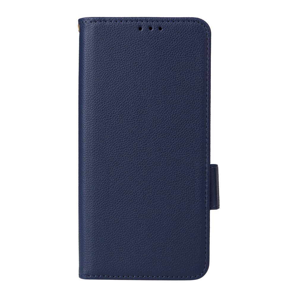 For Oppo F31 Pro 5G / A6 Pro 5G (China) Case Litchi Texture Wallet Leather Phone Cover with Wrist Strap