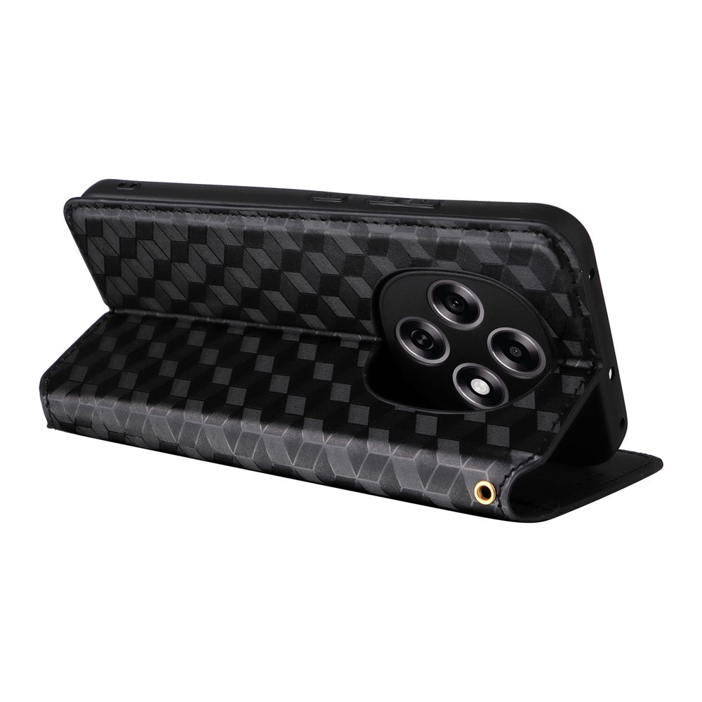 For Oppo F31 Pro 5G / A6 Pro 5G (China) Case Wallet Rhombus Imprinted Leather Phone Cover