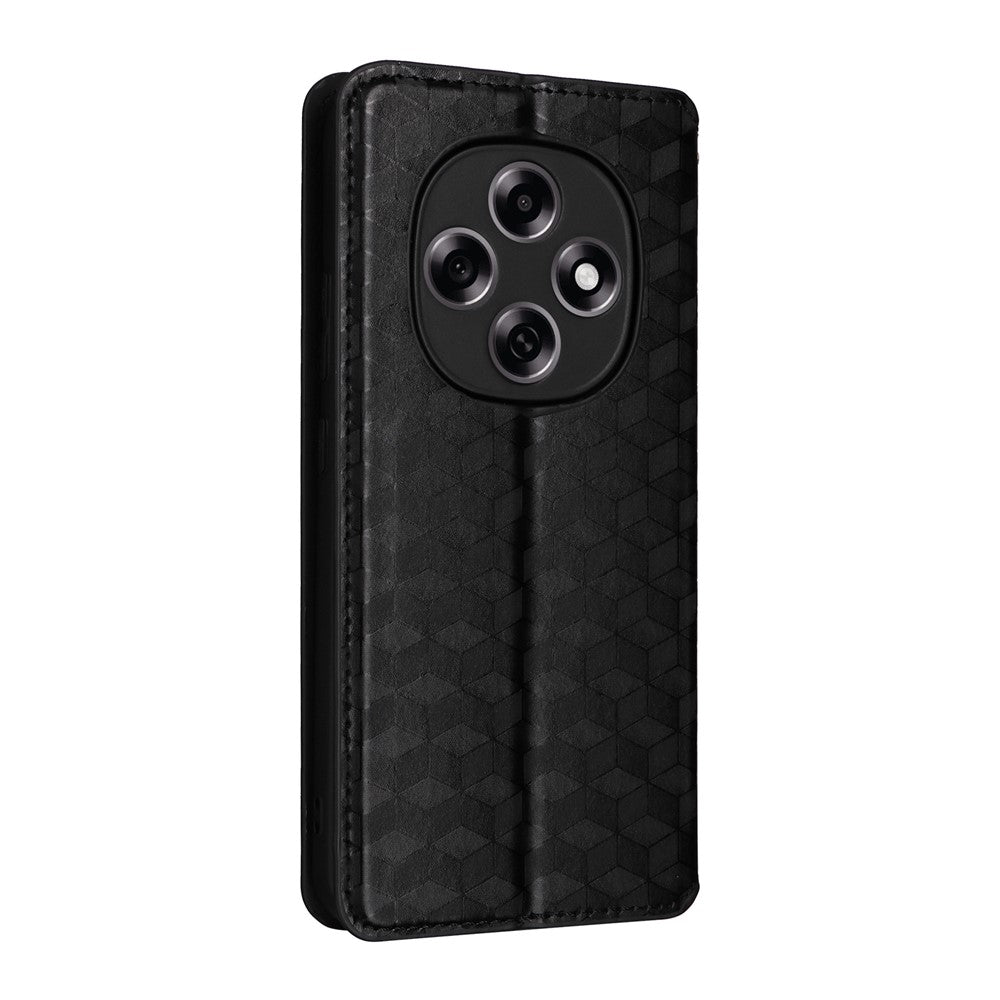 For Oppo F31 Pro 5G / A6 Pro 5G (China) Case Wallet Rhombus Imprinted Leather Phone Cover