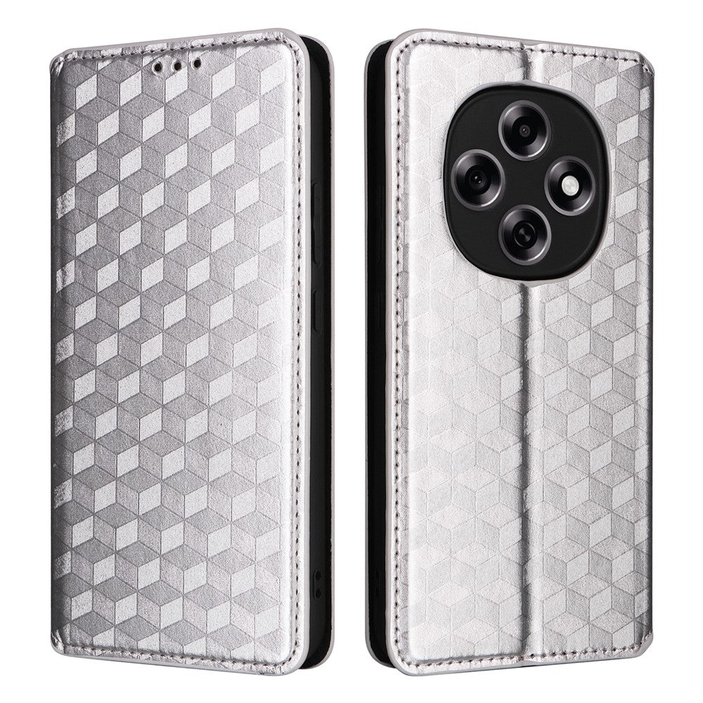 For Oppo F31 Pro 5G / A6 Pro 5G (China) Case Wallet Rhombus Imprinted Leather Phone Cover