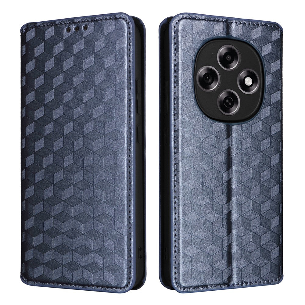 For Oppo F31 Pro 5G / A6 Pro 5G (China) Case Wallet Rhombus Imprinted Leather Phone Cover