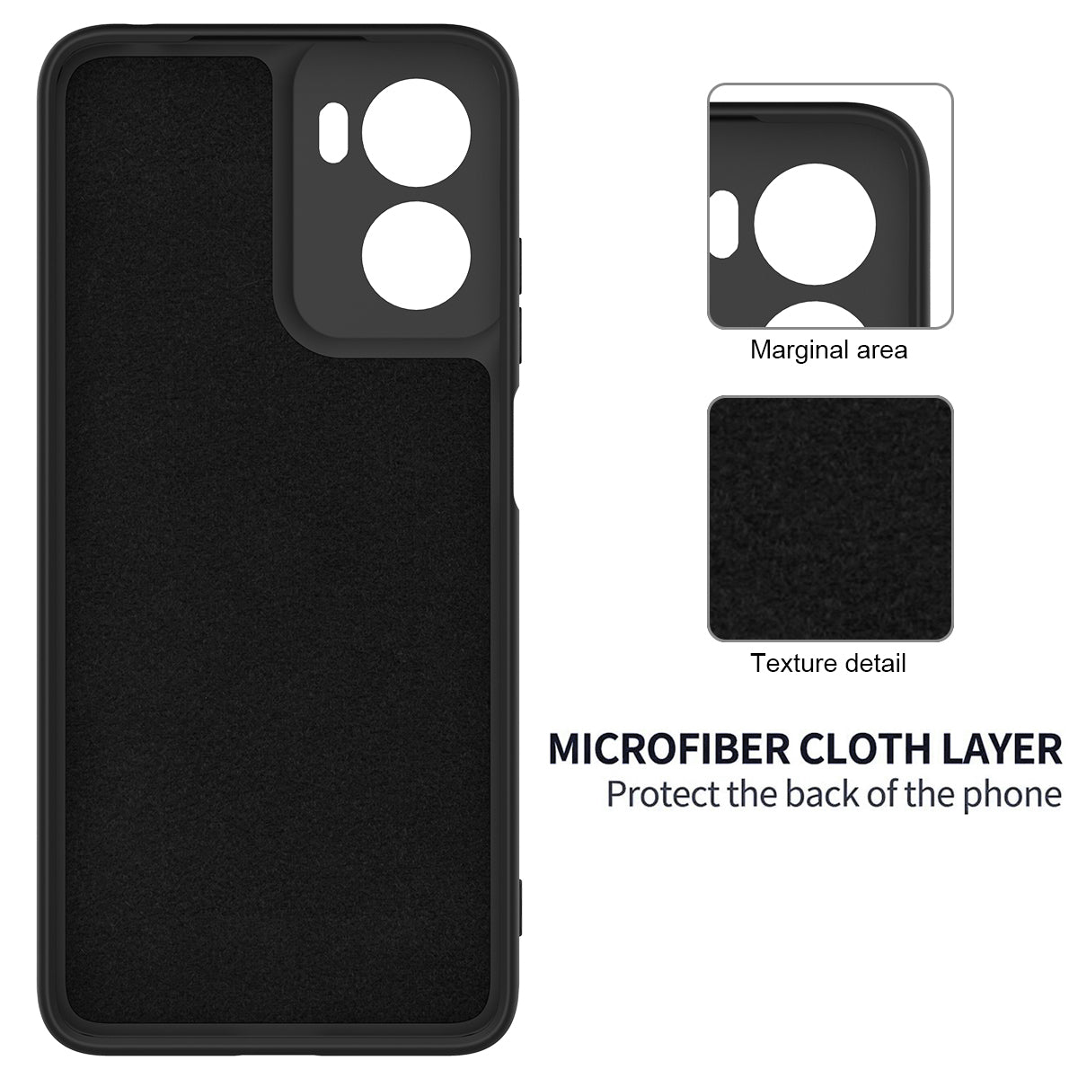 For Motorola Moto G06 Power 4G Liquid Silicone Case Phone Back Cover with Hand Strap