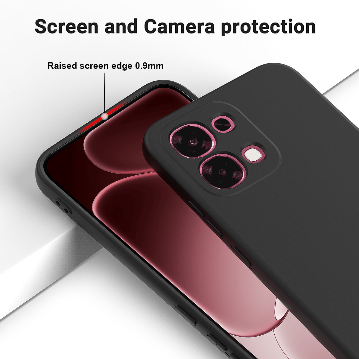 For Oppo F31 5G Liquid Silicone Case Phone Back Cover with Hand Strap