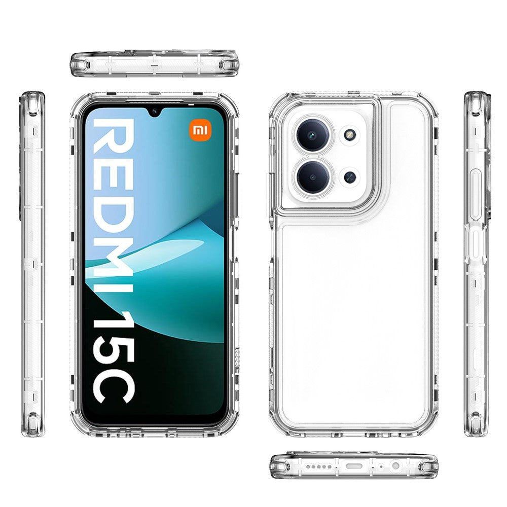 Clear Case for Xiaomi Redmi 15C 4G (EU) (173mm) / 15C 5G (EU) (173mm) / Poco C85 4G (173mm) Anti Scratch Acrylic TPU Phone Cover