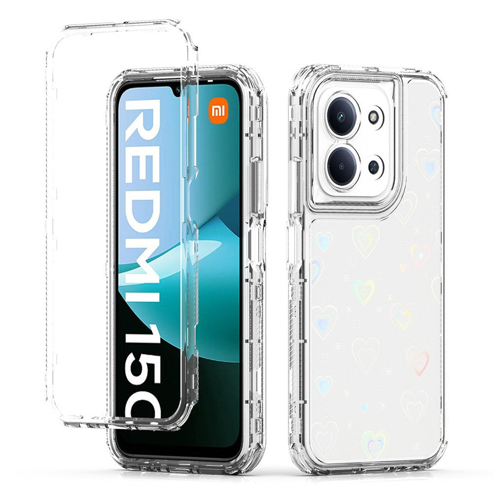Clear Phone Case for Xiaomi Redmi 15C 4G (EU) (173mm) / 15C 5G (EU) (173mm) / Poco C85 4G (173mm) Precise Cutouts Acrylic TPU Cover with Laser-printed Film